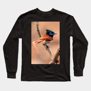 Paradise Flycatcher, South Africa Long Sleeve T-Shirt